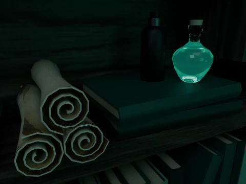 Wizard living-room 3D Model