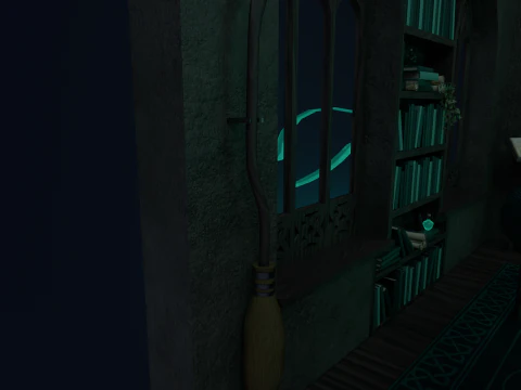 Wizard living-room 3D Model