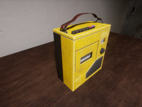 Tape Recorder 3D Model