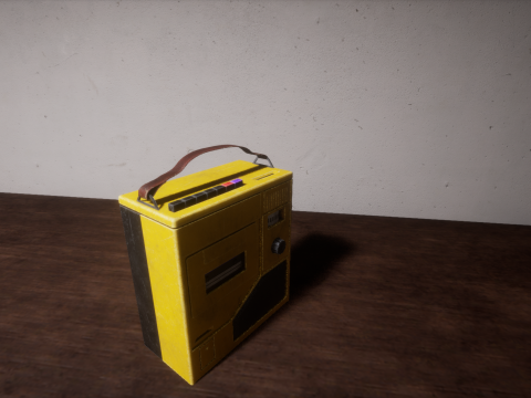 Tape Recorder 3D Model