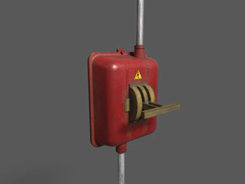 Saklar Lampu Model 3D