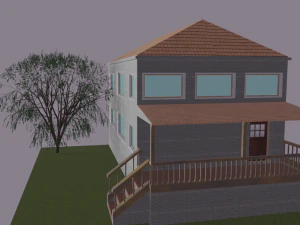 SUBURBAN HOUSE 3D Model