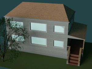 SUBURBAN HOUSE 3D Model