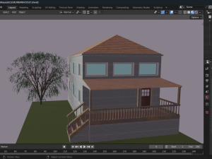 SUBURBAN HOUSE Modelo 3D
