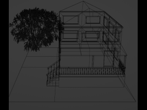 SUBURBAN HOUSE Modelo 3D