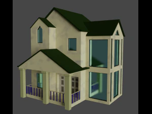 SUBURBAN HOUSE 2 3D Model