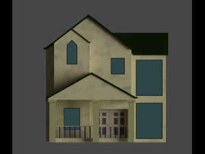 SUBURBAN HOUSE 2 3D Model