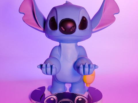Stitch Stand for controller and phone 3D Print Model