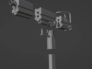 Honkai Star Rail - Kafka Uzi Digital Files - Honkai Star Rail Cosplay - Kafka Cosplay 3D Print Model