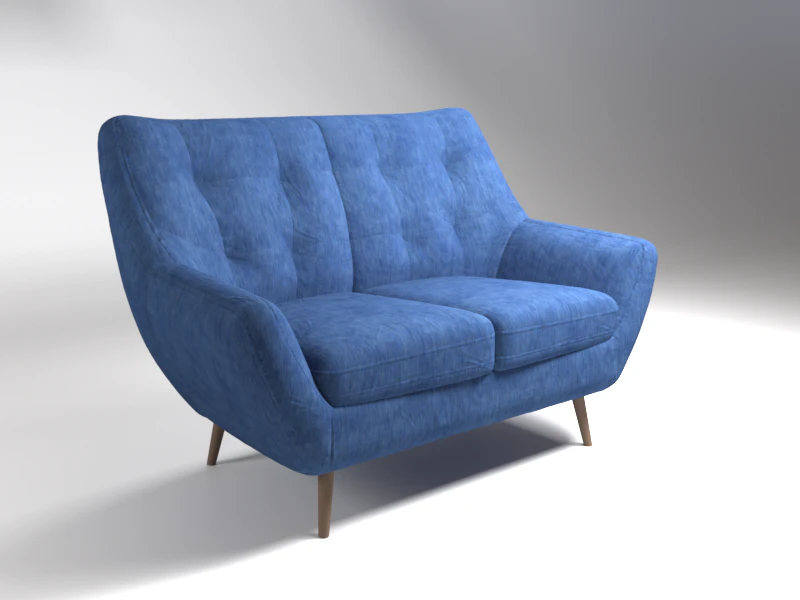 3D Sofa 3D Model .c4d .max .obj .3ds .fbx .stl .blend 