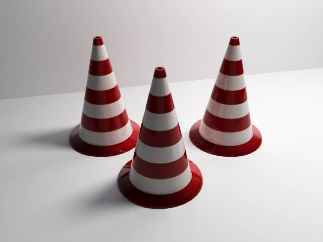 3D cone 3D Model .c4d .max .obj .3ds .fbx .stl .blend 