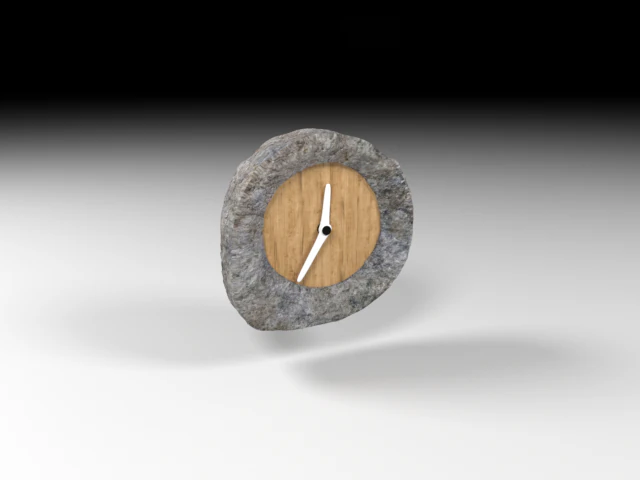 Clock 3D Model .c4d .max .obj .3ds .fbx .stl .blend 