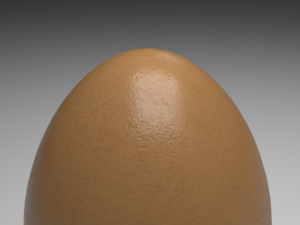 Egg and butter 3D Model