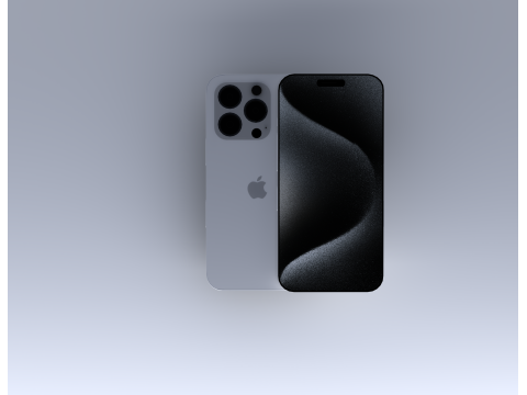 3D IPhone 15 pro max 3D Model