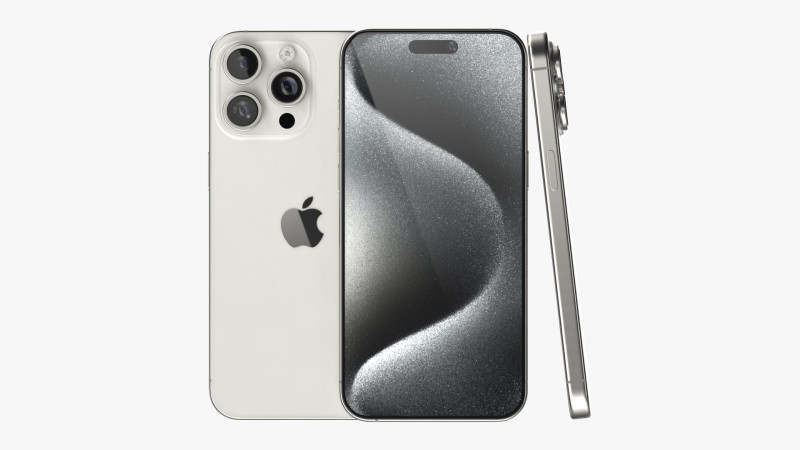 3D IPhone 15 pro max 3D Modell .c4d .max .obj .3ds .fbx .stl .blend