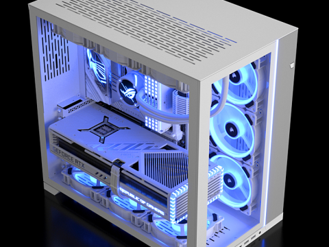 Gaming PC 8 Corona 3D Model
