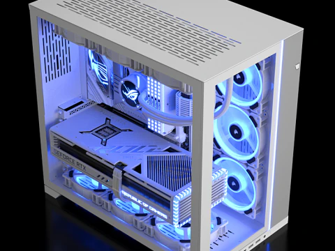 Gaming PC 8 Corona 3D Model