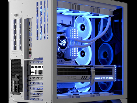 Gaming PC 8 Corona 3D Model