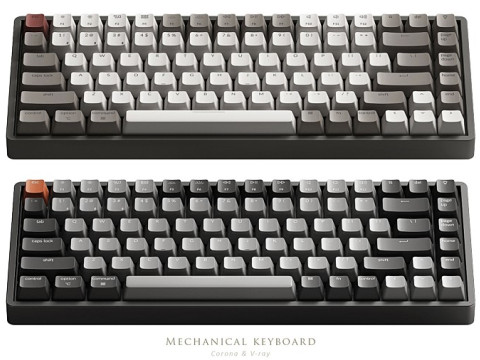 Keychron K2 3D Modell