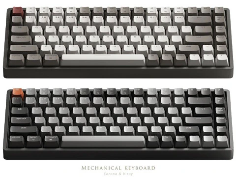 कीक्रोन K2 3D मॉडल