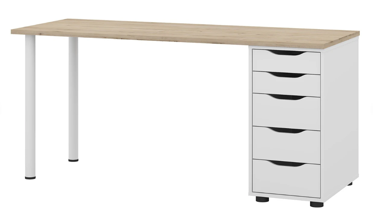 Writing desk IKEA Alexys 3D Model .c4d .max .obj .3ds .fbx .stl .blend