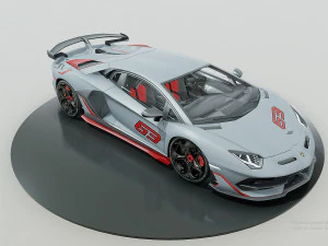 Aventador SVJ63 VR Ready Modello 3D