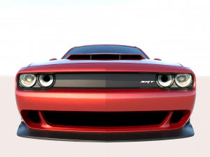 Dodge Challenger SRT DEMON - D&uuml;ş&uuml;k Poli 3D Model