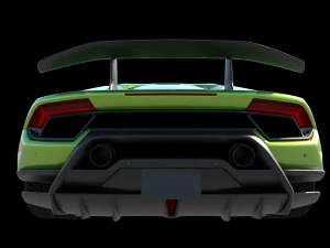 Hyracan tecnica 3D Model