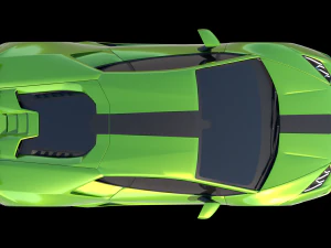 Hyracan tecnica 3D Model