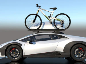 White huracan sterrano 3D Model