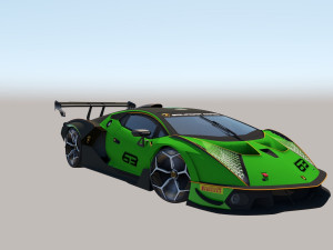 Unique lambo Essenza 3D Модель