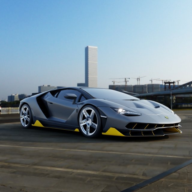 Centenario lambo 3D 모델 .c4d .max .obj .3ds .fbx .stl .blend 