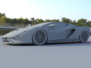 Unique Sian FKP 37 63-1 3D Model