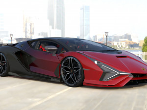 Unique Lamborghini-Sian FKP 37 3D Model