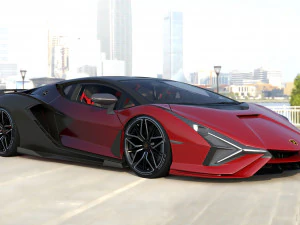 Lamborghini-Sian FKP 37 exclusivo Modelo 3D
