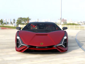 Unique Lamborghini-Sian FKP 37 3D Model