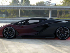 Unique Lamborghini-Sian FKP 37 3D Model
