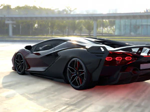 Unique Lamborghini-Sian FKP 37 3D Model