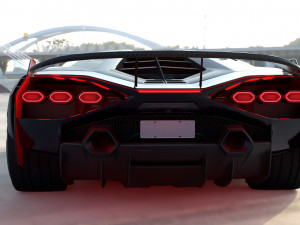 Unique Lamborghini-Sian FKP 37 Model 3D