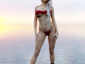 Women in water 3D मॉडल
