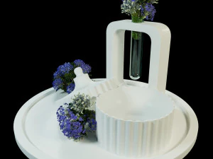 Zestaw dekoracyjny Model 3D