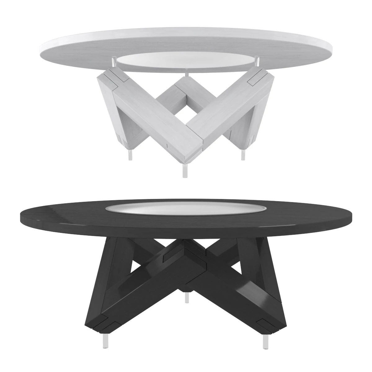 Albedo table by Carlo Cumini 3D Model .c4d .max .obj .3ds .fbx .stl .blend 