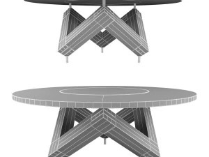 Albedo table by Carlo Cumini 3D Model