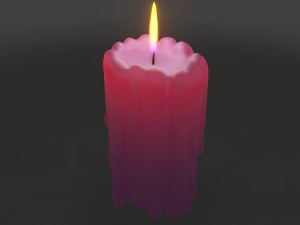 Candle 3D Model