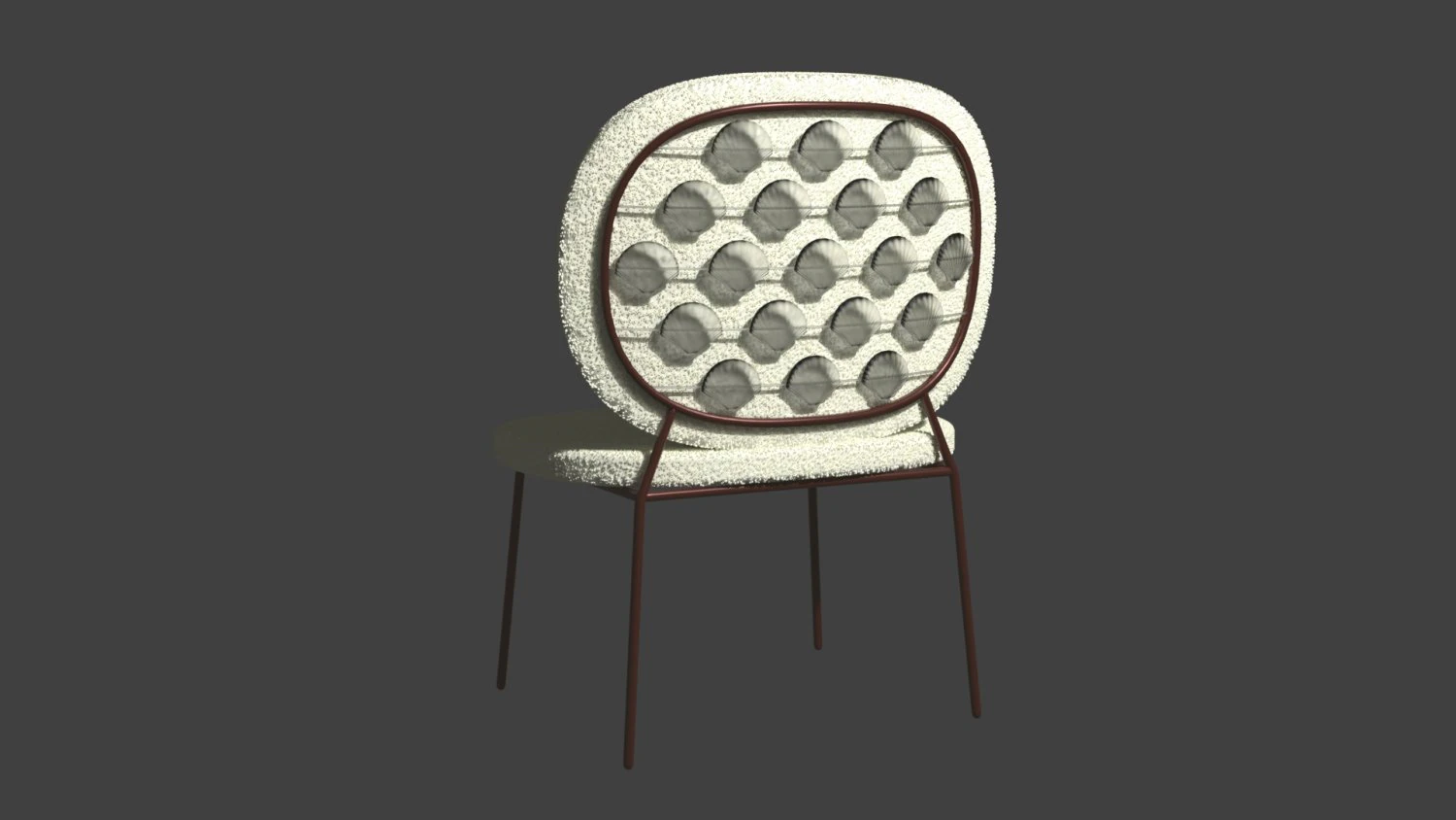 Shell chair 3D Model .c4d .max .obj .3ds .fbx .stl .blend 