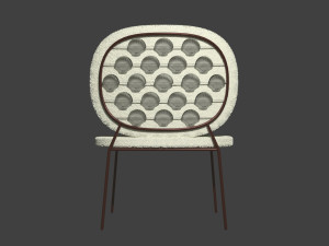 Shell chair Modello 3D