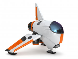 SPACE SHIP 3D Model