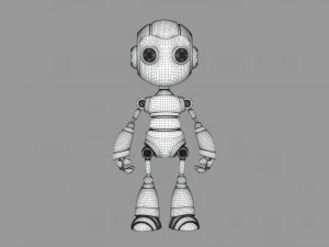ブルーメタルロボット 3Dモデル