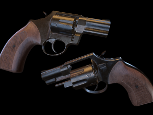 Revolver T-96 3D 模型