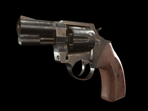 Revolver T-96 3D 模型
